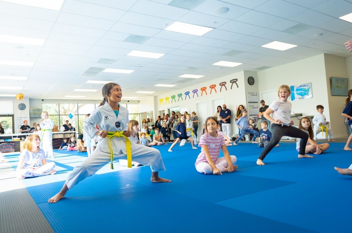Martial arts Taekwondo training offers a comprehensive self-defense and physical fitness experience, with experienced instructors guiding students in practicing Taekwondo techniques, including the hook kick, while developing self-confidence, self-control, and mental discipline. With a focus on aerobic fitness and physical benefits, students wear Taekwondo uniforms, shin guards, and protective gear as they advance through the belt system, all while enjoying stress relief and overall fitness improvements.